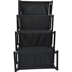 Max & Marlow Go Gear Portable Anti-Slip Safety Dog Stairs, Black, Large