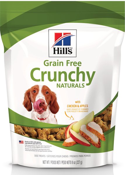 Hill's Grain-Free Crunchy Naturals with Chicken & Apples Dog Treats, 8-oz bag slide 1 of 7