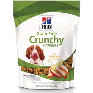 Hill's Grain-Free Crunchy Naturals with Chicken & Apples Dog Treats, 8-oz bag
