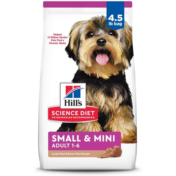 HILL'S SCIENCE DIET Adult Oral Care Dry Dog Food, 4lb bag