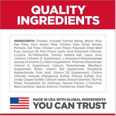 Show full view: Hill's Science Diet Adult Perfect Weight Chicken Recipe Dry Dog Food, 15-lb bag slide 8 of 14