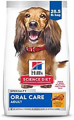 Hill's Science Diet Adult Oral Care Dry Dog Food, 28.5-lb bag