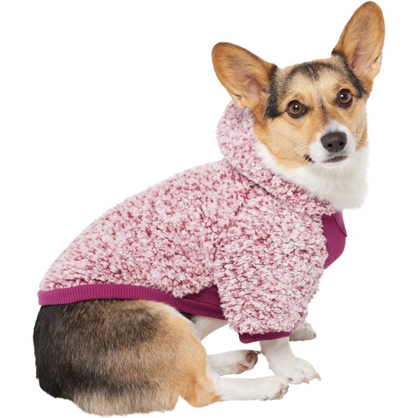 Frisco Textured Wubby 2-Tone Fleece Dog & Cat Hoodie