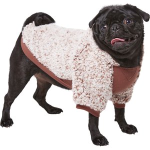 FRISCO Textured Knit Dog & Cat Hoodie, Heather Red, Medium - Chewy.com