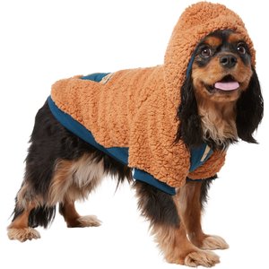 Frisco Wubby Textured Fleece Dog & Cat Hoodie w/ Pocket, Large