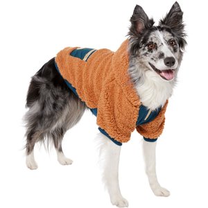 Frisco Wubby Textured Fleece Dog & Cat Hoodie w/ Pocket, X-Large