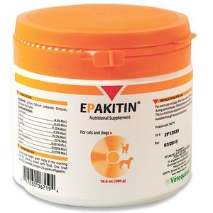 Vetoquinol Epakitin Powder Urinary Supplement for Cats & Dogs, 300g