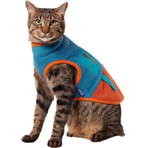 Frisco Light Weight Utility Colorblock Fleece Dog & Cat Vest, Small
