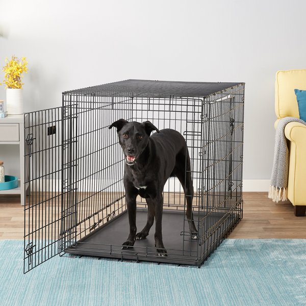 MidWest Ultima Pro Double Door Collapsible Wire Dog Crate, 48 inch slide 1 of 8