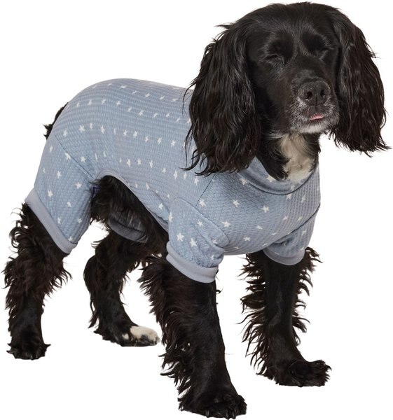 Frisco Cozy Waffle Knit Dog & Cat PJs, Starry Night