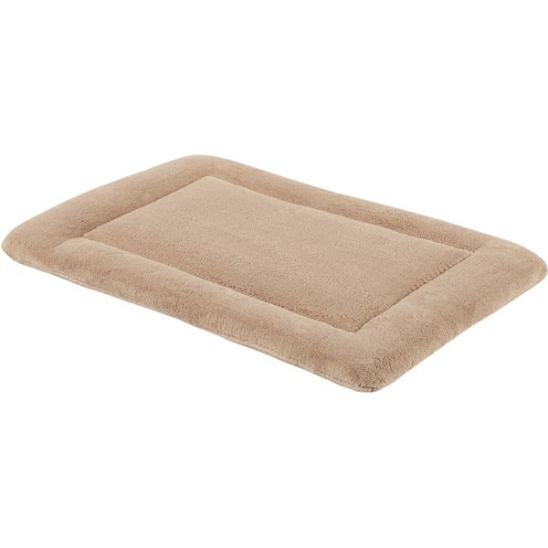 MIDWEST Quiet Time Ombre Swirl Dog Crate Mat, Taupe, 18in