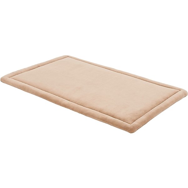 MIDWEST Quiet Time Fleece Dog Crate Mat, Gray, 42in
