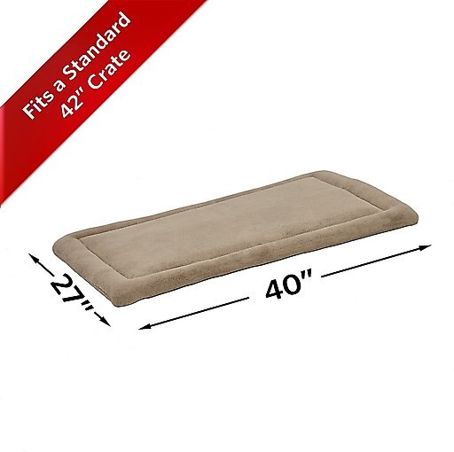 MidWest Quiet Time Deluxe Micro Terry Dog Crate Mat, 42-in