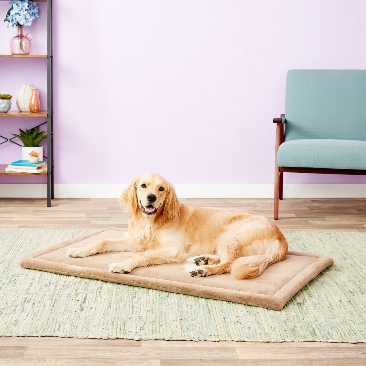 MIDWEST Quiet Time Deluxe Micro Terry Dog Crate Mat, 48in