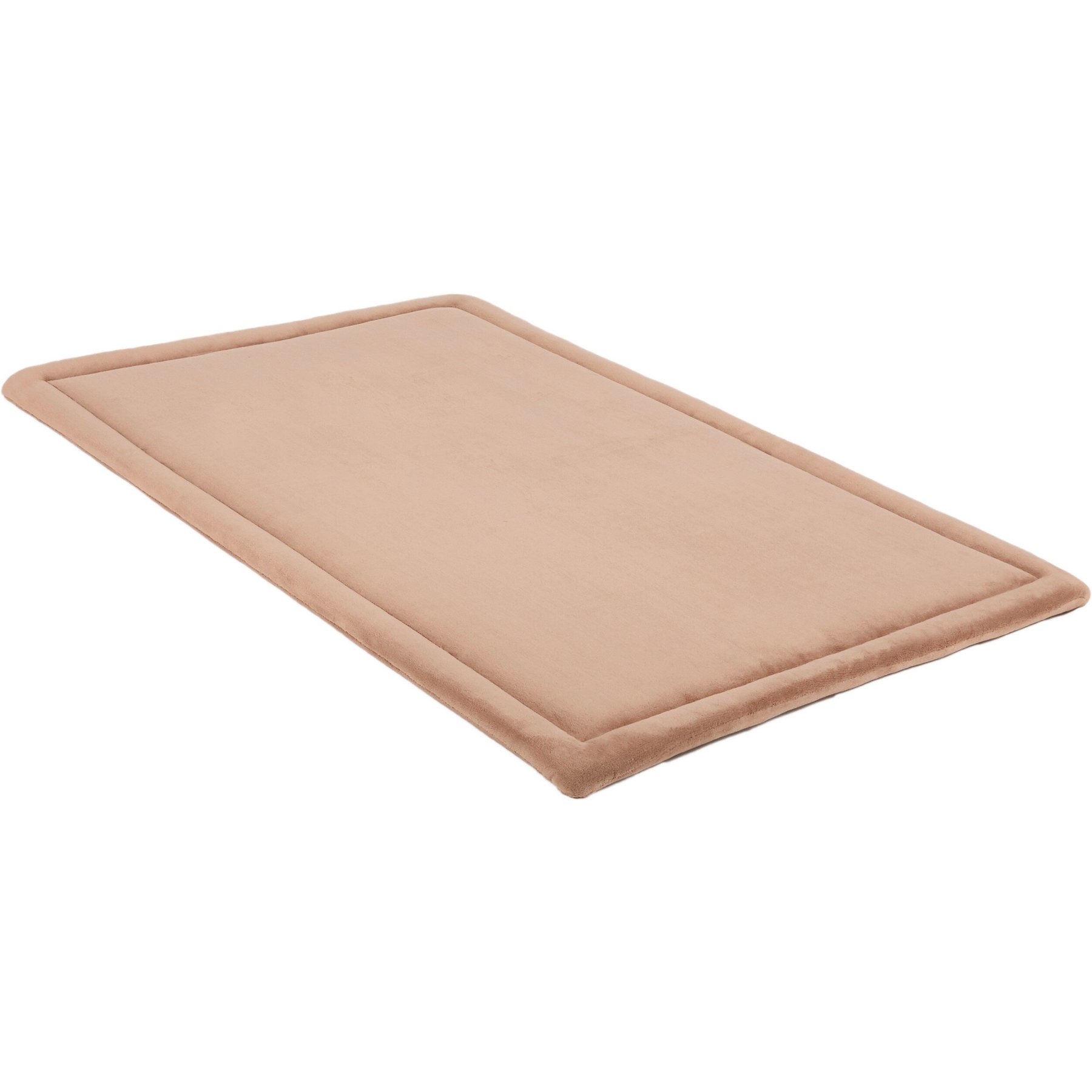 FRISCO Micro Terry Dog Crate Mat, Taupe, 48-in 