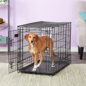 MidWest Solutions Series Side by Side Double Door Collapsible SUV Dog Crate