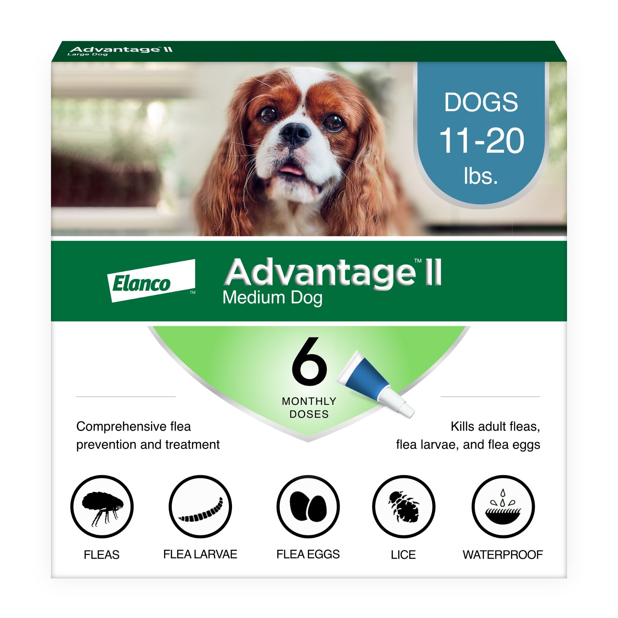 ADVANTAGE II Flea Spot Treatment for Dogs, 1120 lbs Customer Questions
