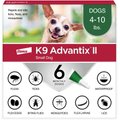 K9 Advantix II Flea & Tick Spot Treatment for Dogs, 4-10 lbs, 6 Doses (6-mos. supply)
