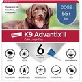 K9 Advantix II Flea & Tick Spot Treatment for Dogs, over 55 lbs, 6 Doses (6-mos. supply)