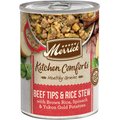 Merrick Kitchen Comforts Beef & Brown Rice Wet Dog Food, 12.7-oz can, case of 12