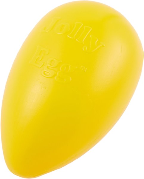Jolly Pets Jolly Egg Dog Toy, Yellow, 8-in slide 1 of 5