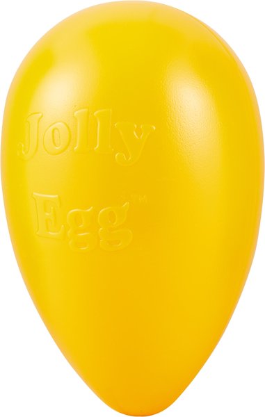 Jolly Pets Jolly Egg Dog Toy, Yellow, 12-in slide 1 of 5
