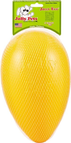 Jolly Pets Jolly Egg Dog Toy, Yellow
