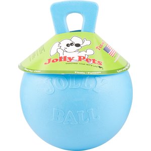 Jolly Pets Tug-n-Toss Dog Toy, Blueberry, 10-in