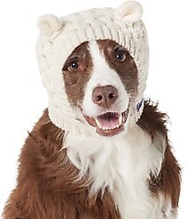 Frisco Polar Bear Sweater Knit Dog & Cat Hat, X-Large/XX-Large