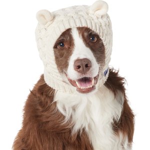 Frisco Polar Bear Sweater Knit Dog & Cat Hat, X-Large/XX-Large