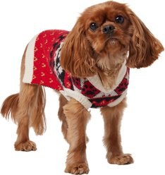 Frisco Nordic Pawprint Dog & Cat Sweater, Medium