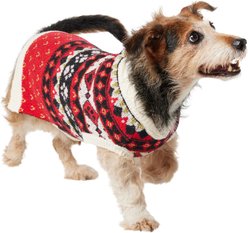 Frisco Nordic Pawprint Dog & Cat Sweater, Large