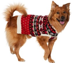 Frisco Nordic Pawprint Dog & Cat Sweater, X-Large