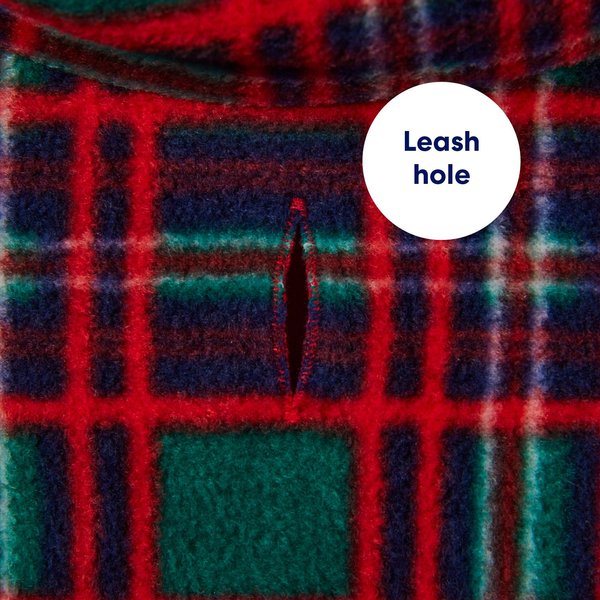 Show full view: Frisco Polar Fleece Dog Pullover with Snood, Small slide 6 of 10