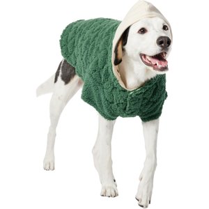 CANADA POOCH Thermal Tech Fleece Dog Sweater, Red Plaid, 22 