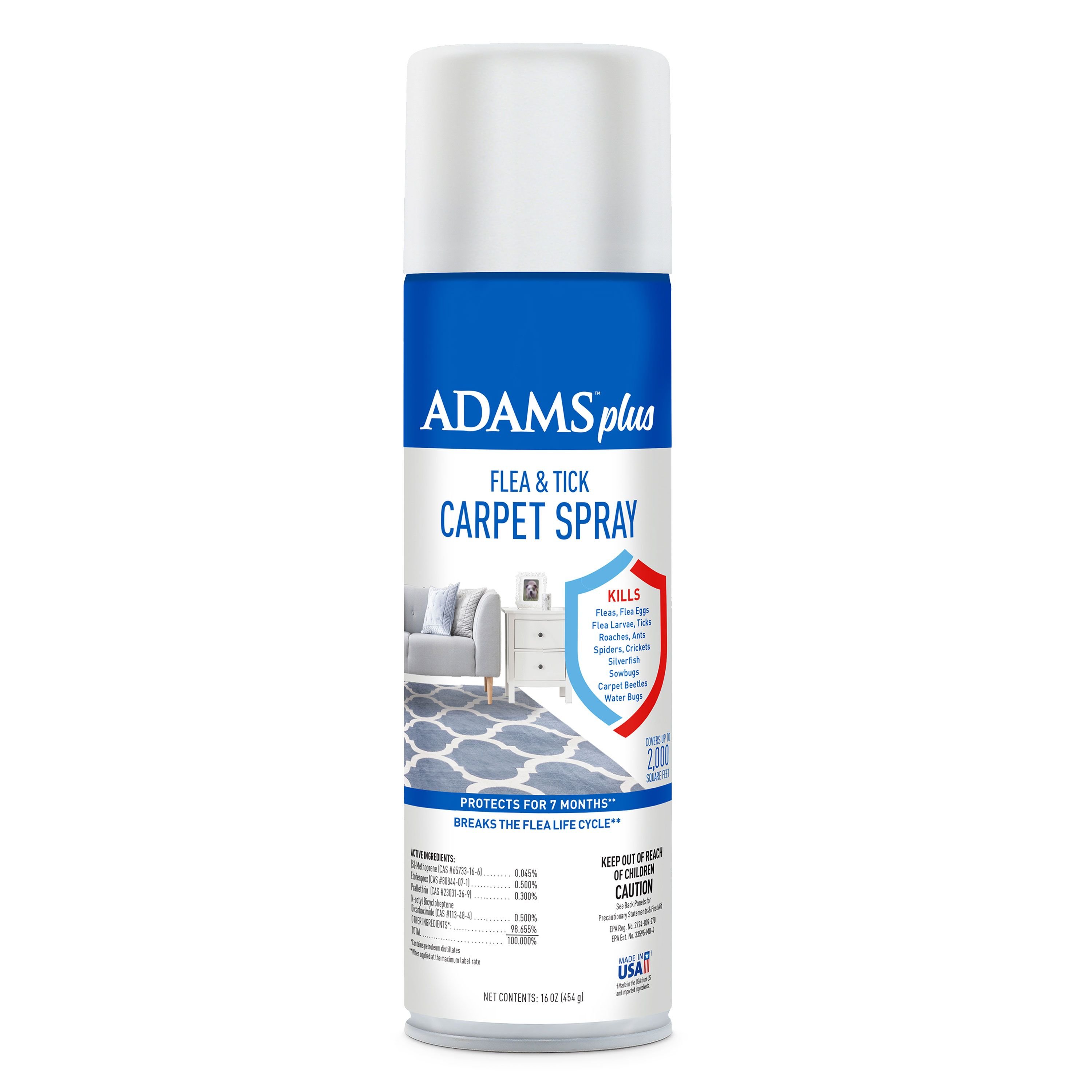 ADAMS Plus Flea & Tick Carpet Spray Customer Questions