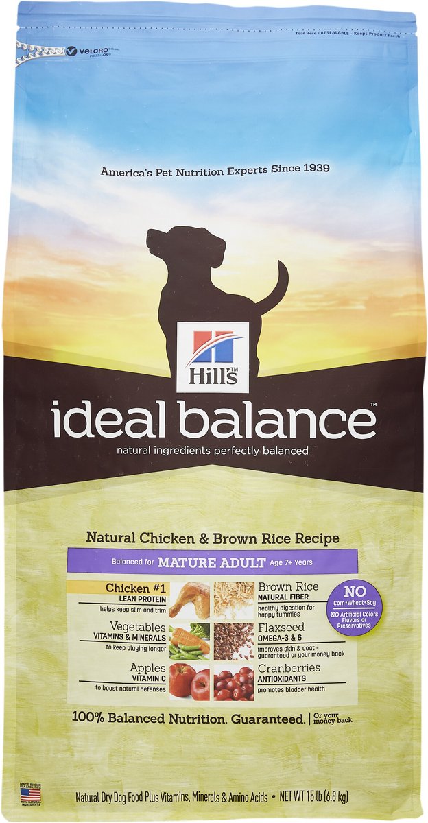 Hill's ideal balance on sale mature dog food