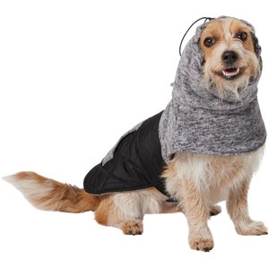Frisco Quilted Dog Coat with Fleece Snood