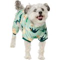 Frisco Holiday Dino Dog & Cat Plush Fleece PJs, Large