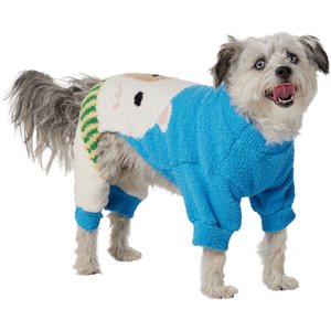 Frisco Polar Bear Snuggle Up Knit Dog & Cat PJs, Large