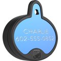 YIP Smart Tag ID & Tracker - Works with Apple Find My, Oval, Blue