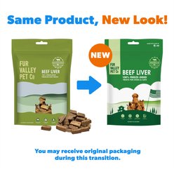 Fur Valley Beef Liver Grain-Free Freeze-Dried Dog Treats, 3-oz bag slide 2 of 6