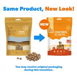 Fur Valley Chicken Bites Grain-Free Freeze-Dried Dog Treats, 3-oz bag slide 2 of 6