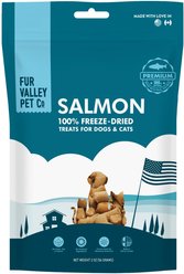 Fur Valley Salmon Bites Grain-Free Freeze-Dried Dog Treats, 2-oz bag