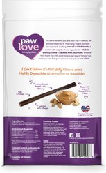 Paw Love 12-in Peanut Butter I Can't Believe It's Not Dog Treat, 4 count slide 2 of 6