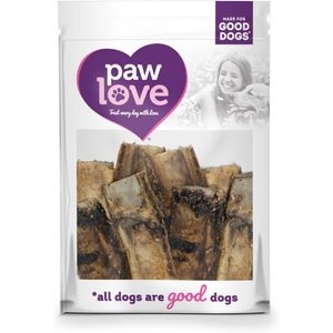 Paw Love 5-in Beef Rib Bones Dog treat, 8 count