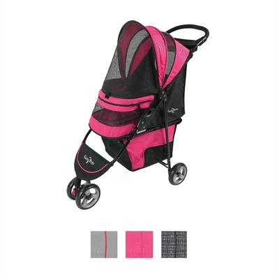 Show full view: Gen7Pets Regal Plus Pet Stroller, Raspberry Sorbet slide 2 of 7