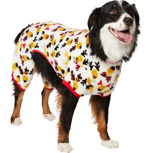 Frisco Reindeer Dog & Cat Plush Fleece PJs, XX-Large