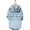 Show in main carousel: Frisco Snuggle Up Knit Dog & Cat Hoodie, Blue, XX-Large slide 3 of 10