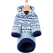 Show in main carousel: Frisco Snuggle Up Knit Dog & Cat Hoodie, Blue, XX-Large slide 4 of 10